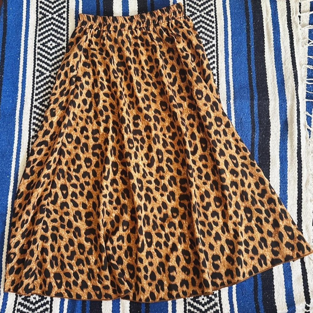 Leopard Animal Print Skirt